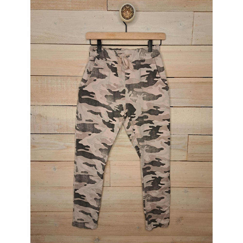 Romantic‎ Gorpcore Free for Humanity Joggers Women's S Camo Italian Streetwear